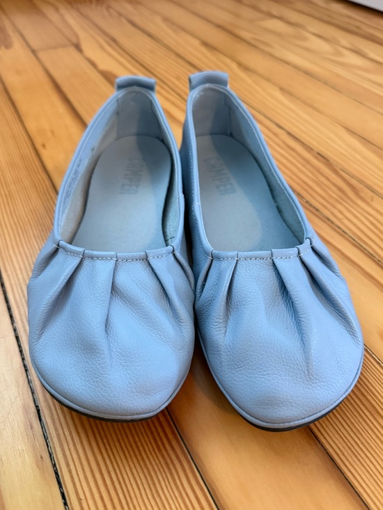 Camper Shoes - Camper Light Blue Ballet Flats